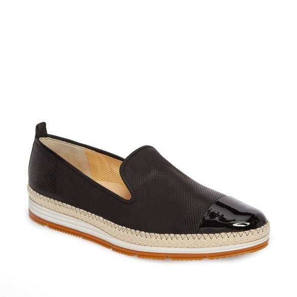 Paul Green Suede Slip On Espadrille Sneaker Size US 6 - Picture 1 of 13